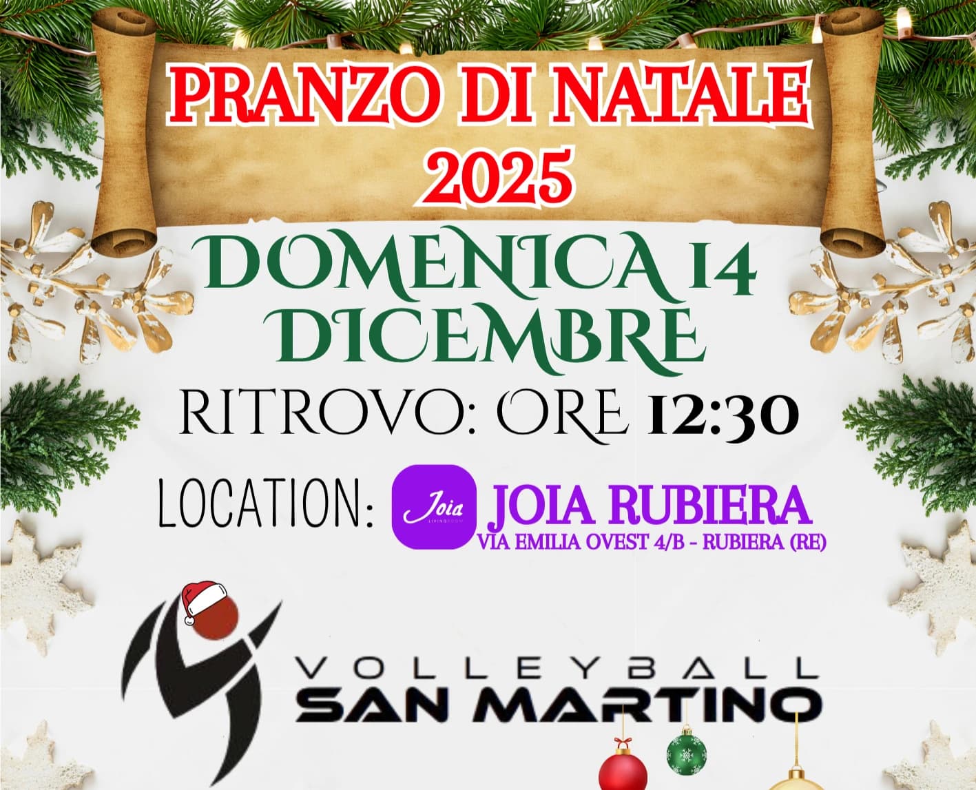 🎄 Pranzo di Natale VBSM 2025 🎅